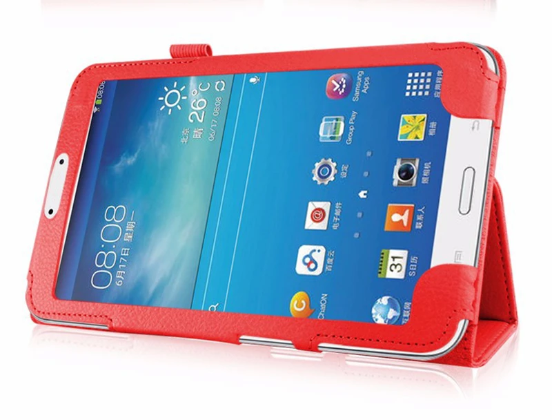 Подставка литчи из искусственной кожи чехол для samsung Galaxy Tab 3 8,0 T310 T311 чехол для samsung Tab3 SM-T310 8,0 дюймов чехол для планшета+ пленка+ ручка
