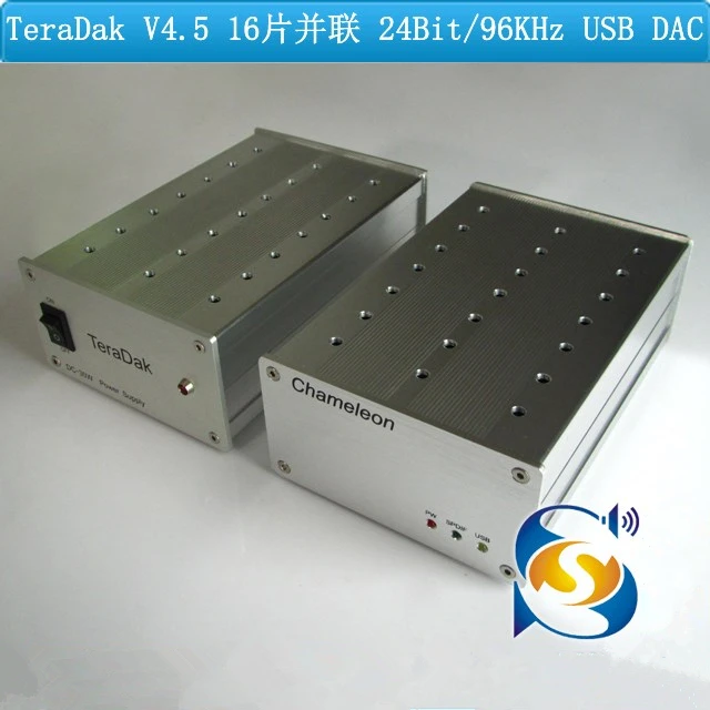 TeraDak 4,5 TDA1543 16-piece параллельный 24 бит/96 кГц USB DAC/110 В или 220 В выбор
