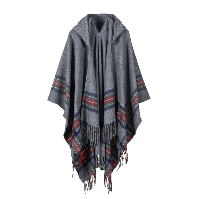 Big scarves winter scarf cashmere poncho burberry cape 2