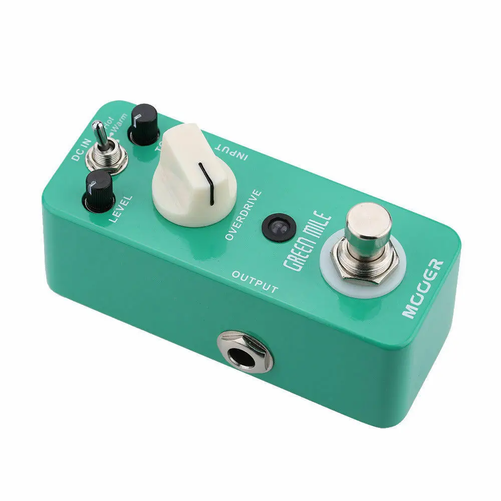 Mooer MOD1 Green Mile педаль с эффектом микро гитары мини-педаль для электрогитары Overdrive