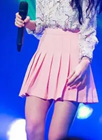 Розовый Женские юбки в стиле панк Kawaii Ulzzang Academy Aa, плиссированная юбка с высокой талией, стиль, женская Корейская одежда Harajuku для женщин - Цвет: Розовый