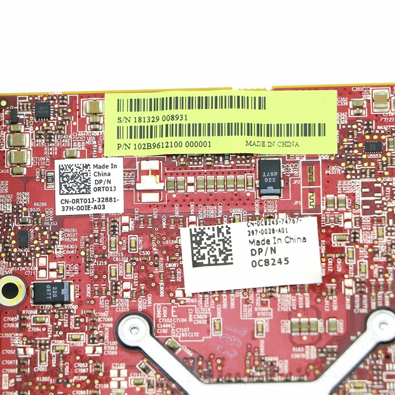 Оригинальная видеокарта HoTecHon Radeon HD 5870M с радиатором C8245 / RT01J для Alienware M17x R2 |