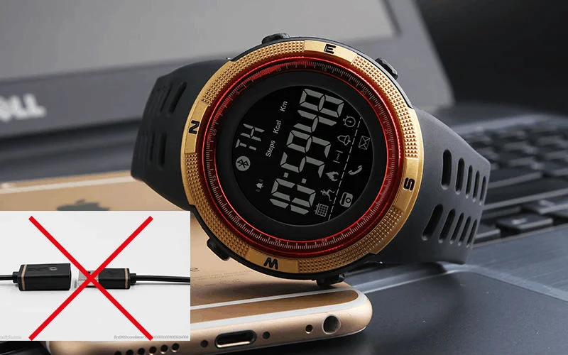 SKMEI Фирменная Новинка Мужская Смарт спортивные часы Bluetooth калорий шагомер Мода часы для мужчин 50 м Водонепроницаемый цифровые часы наручные часы