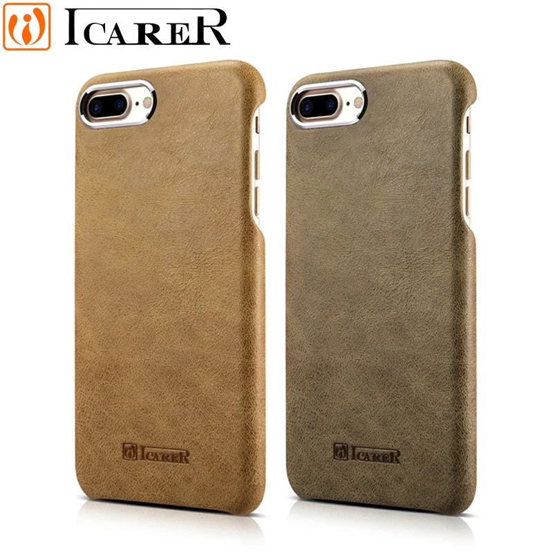 Для iphone 8 plus Plus чехол Роскошный Ретро Бизнес из натуральной кожи чехлы для