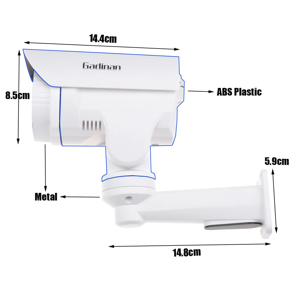 Gadinan 960 P PTZ IP Камера 4X моторизованный Авто Foucus 2 8 12 мм зум объектив открытый 1.3MP Hi3518C