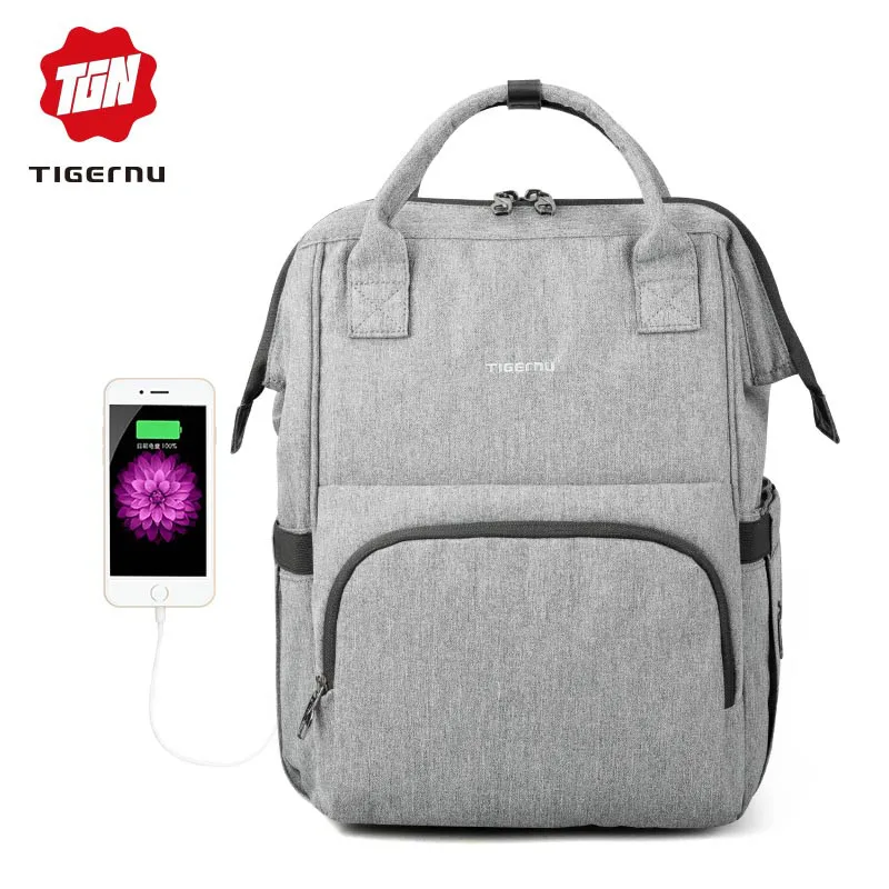 Tigernu Пеленки сумки зарядка через usb ребенка мумии мешок для Для женщин подгузник