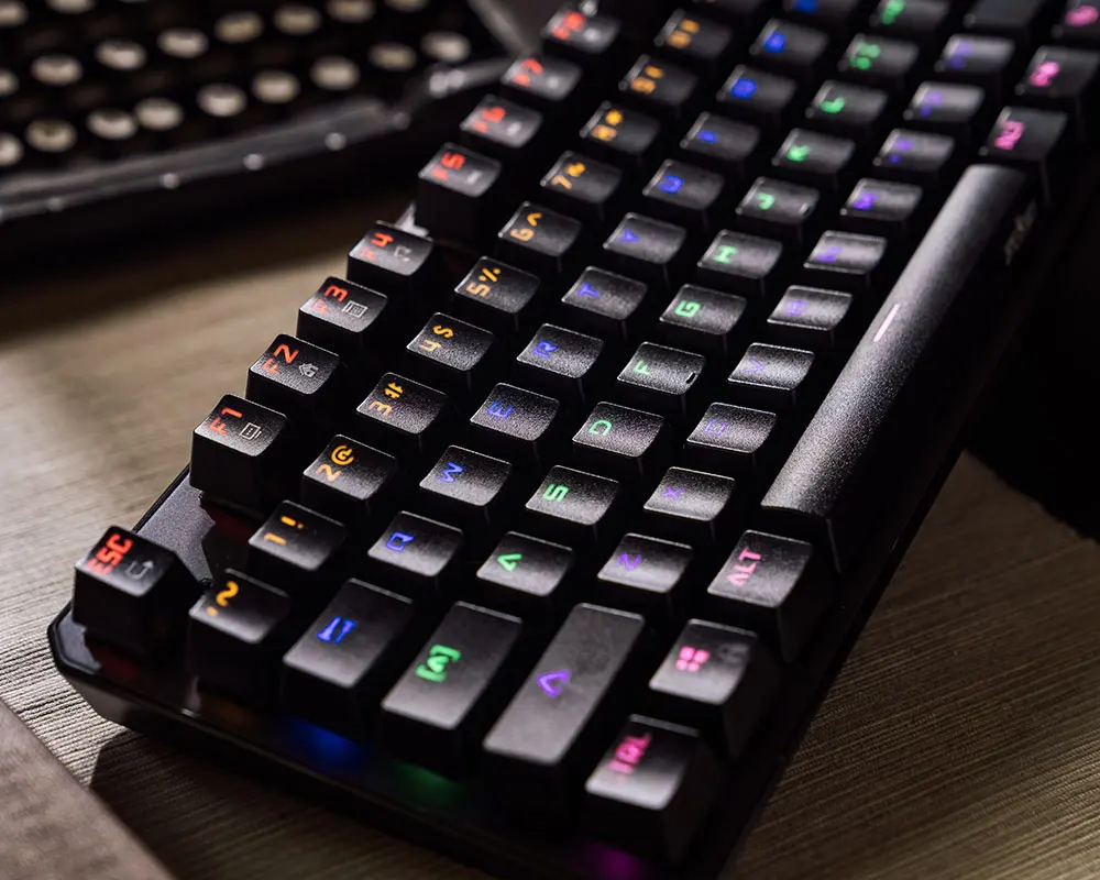 USB Проводная Механическая игровая клавиатура синий красный переключатель содержания 50 миллионов кликов с 22 светодиодный подсветкой модель Anti-Ghosting для игры