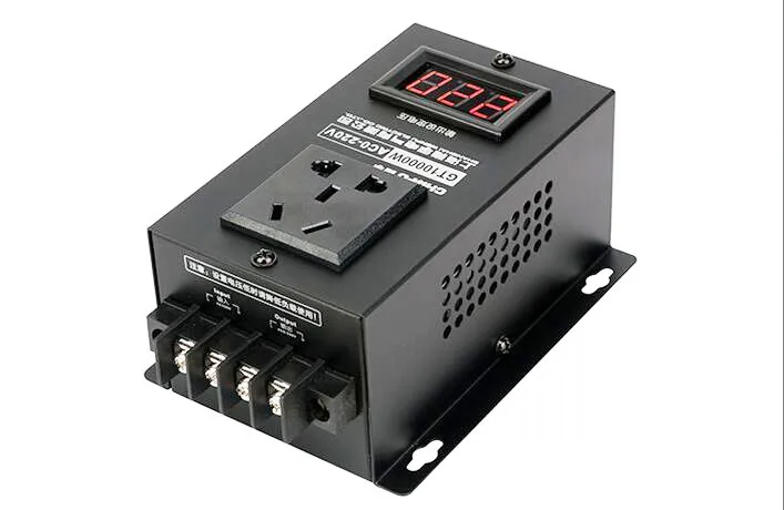 AC 220V 10000W Высокоточный Регулируемый тиристорный электронный регулятор напряжения электронный регулятор скорости/температуры кремния