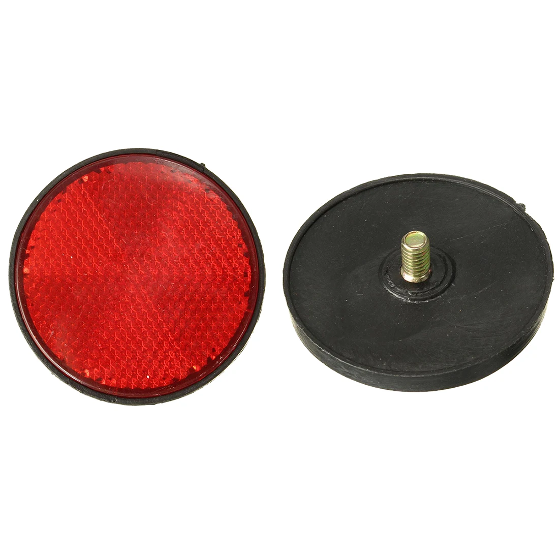 2pcs Round Red Reflector Universal For Motorcycle ATV 5.6*0.8cm | Автомобили и мотоциклы