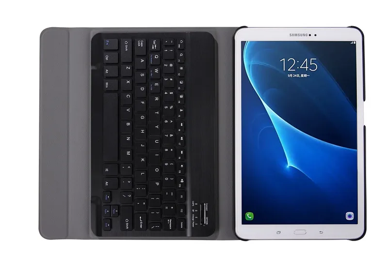 Чехол с клавиатурой Bluetooth для Samsung Galaxy Tab A A6 10 1 2016 умный чехол полным покрытием из