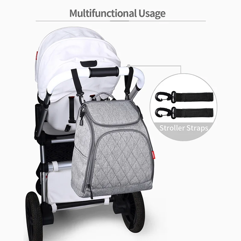3 цвета модные однотонные Мумия материнства пеленки мешок большой Ёмкость Baby Care