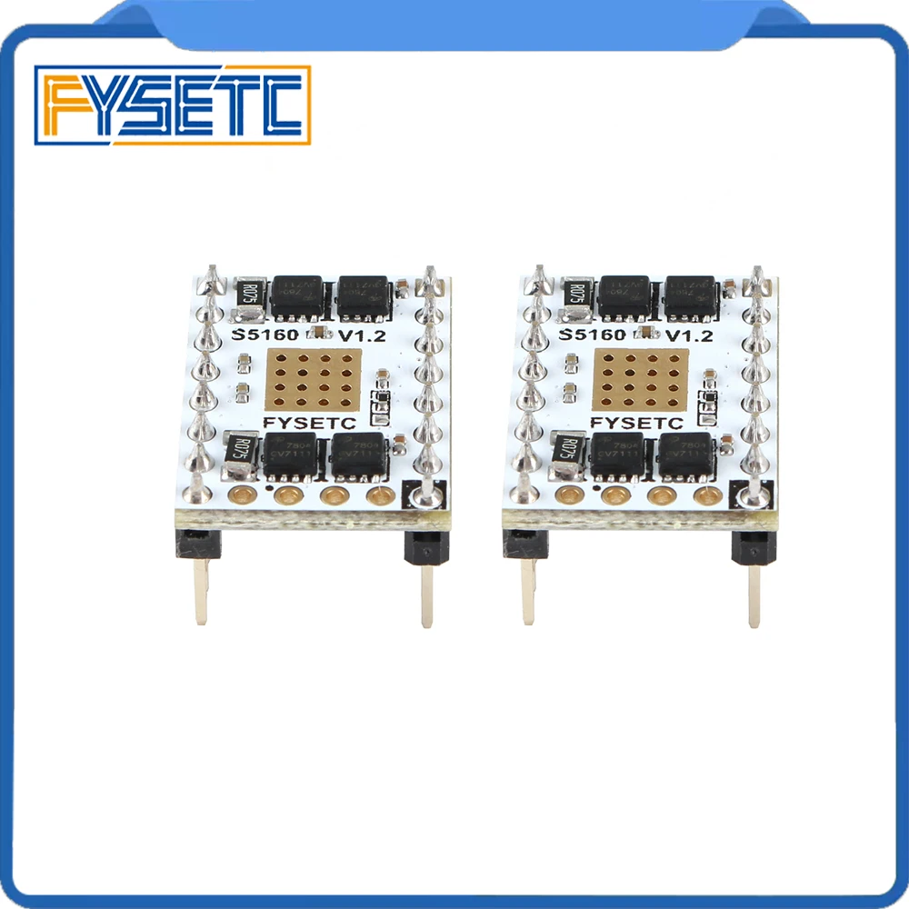 2 шт. 3D принтер части TMC5160 V1.2 SPI Драйвер шагового двигателя S5160 бесшумный драйвер