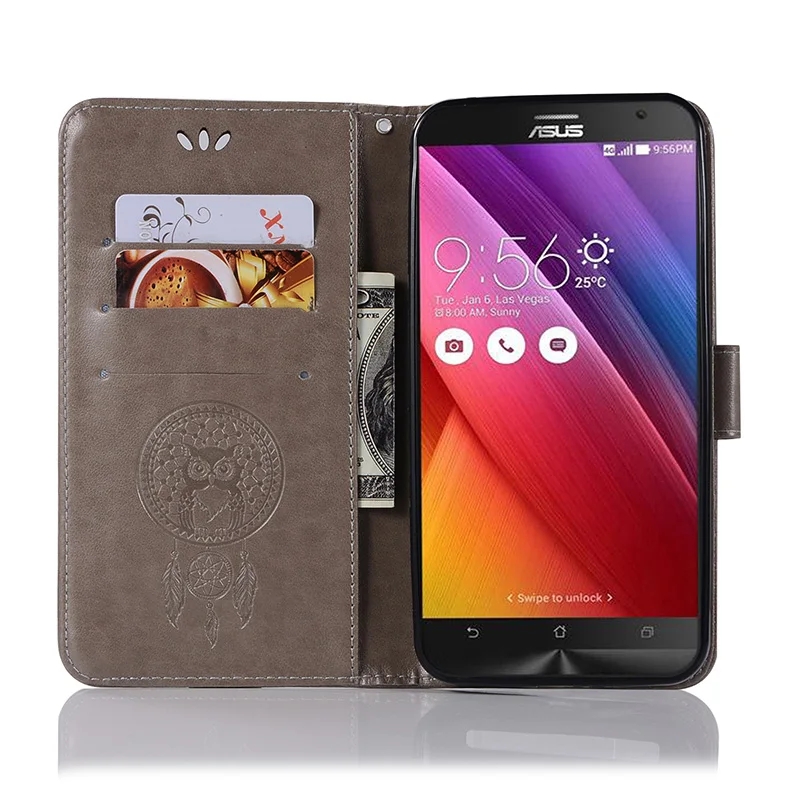 Чехол-бумажник для Asus ZC550KL 5 роскошный кожаный чехол-книжка смартфона Zenfone Max чехол