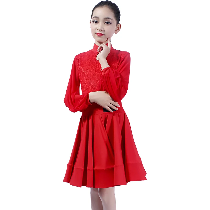 Детское платье для латиноамериканских танцев профессиональное соревнований