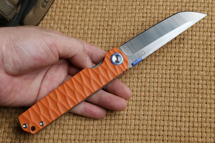 Складной нож STEDEMON ZKC C03 лезвие 440C шарикоподшипник KVT G10 ручка ножи для кемпинга