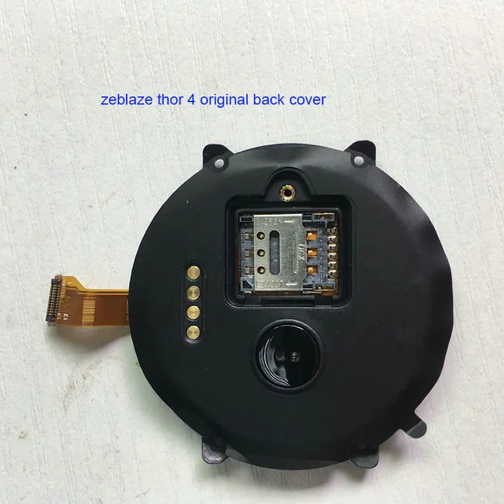 zeblaze thor s 4, двойная Пластиковая Задняя Крышка, thor 4 pro plus, умные часы, запасная задняя крышка, чехол, ремень - Цвет: zeblaze thor 4 cover