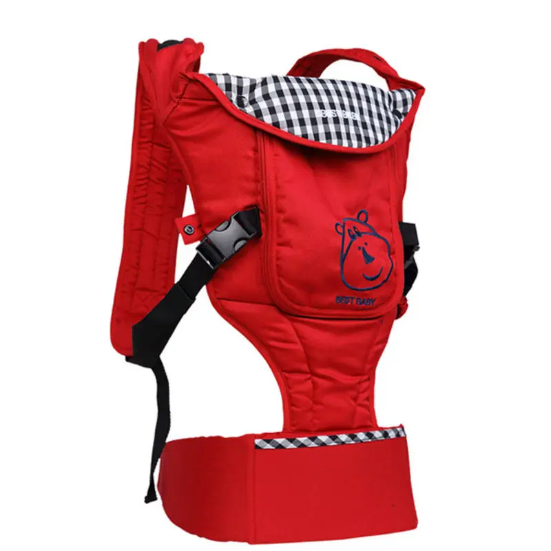 Лучшая Детская многофункциональная Регулируемая слинг хлопковая переноска для