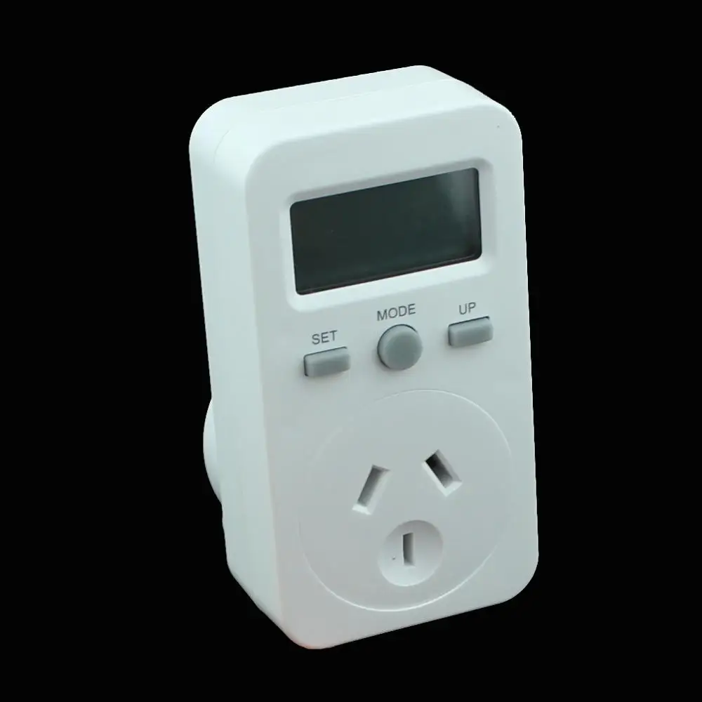

Digital Energy Meter Socket Plug-in Electric Power watt Meter Energy tester Monitor checker LCD Display AU Plug 240V-50Hz 10A