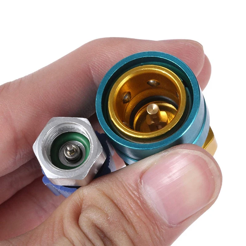 R1234Yf To R134A Low Side Quick Coupler R12 Hose Adapter Fitting Connector For Car Air-Conditioning Ac Charging | Автомобили и