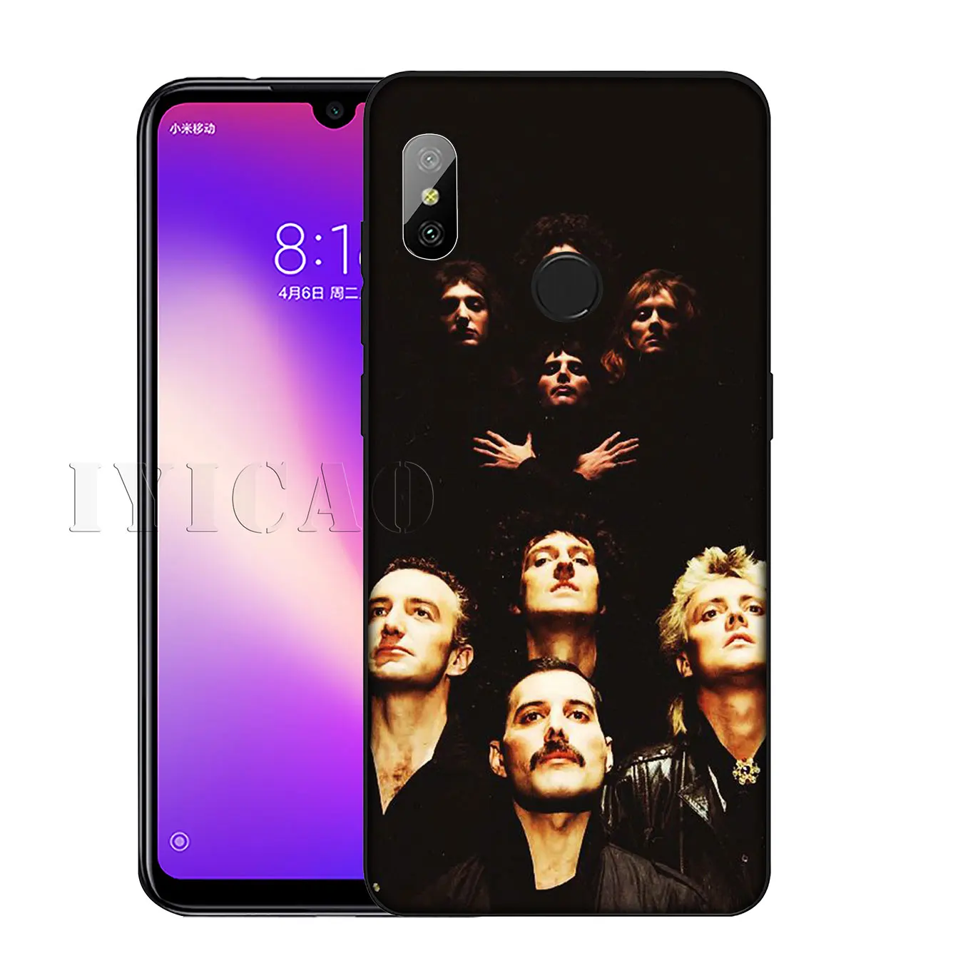 IYICAO Queen Freddie Mercury Soft Silicone Phone Case for Xiaomi Redmi K30 K20 8A 7A 6A 5A S2 GO Note 8 8T 7 5 6 Pro Cover |