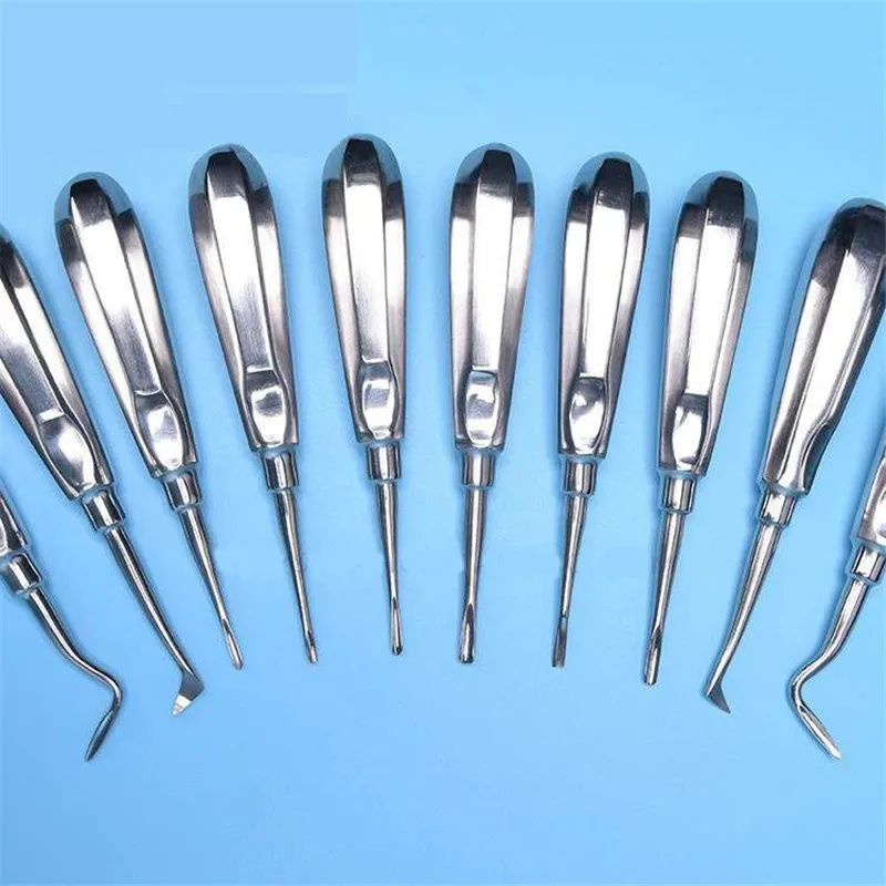 Стоматологический лифт 10 шт. фотоэлемент нержавеющая сталь изогнутый подъемник