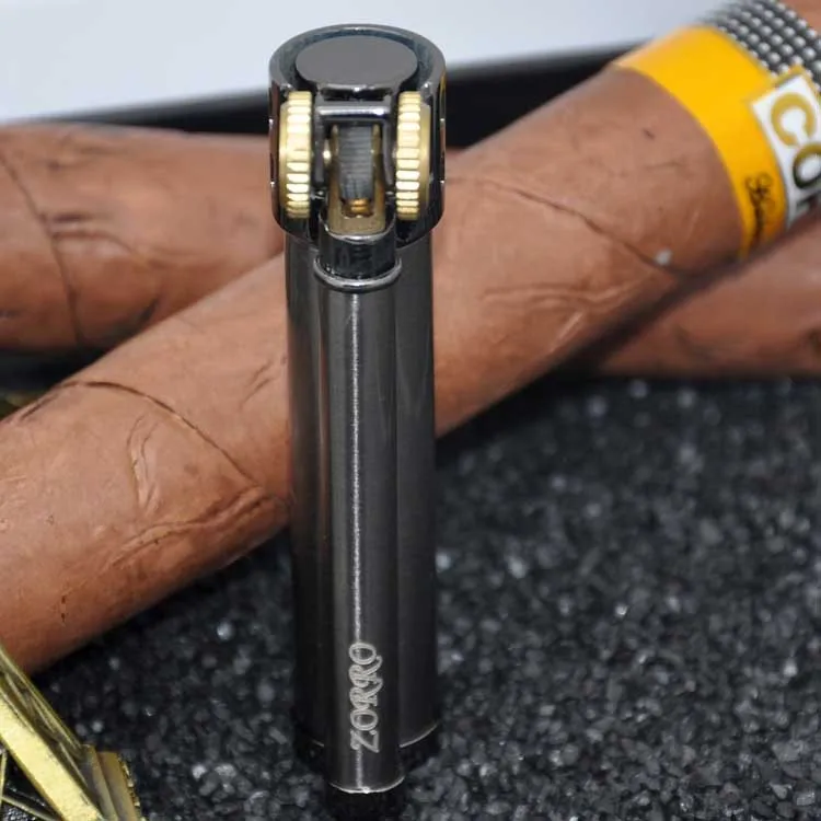 ZORRO Зажигалка для сигарет, бензиновая керосиновая зажигалка, винтажная, Ретро стиль, шлифовальный круг, тип портсигар, гаджеты для мужчин