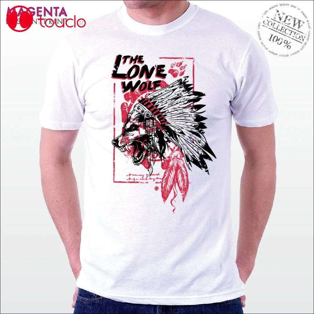 2019 летняя популярная футболка с надписью The Lone Wolf: череп ретро Культовая