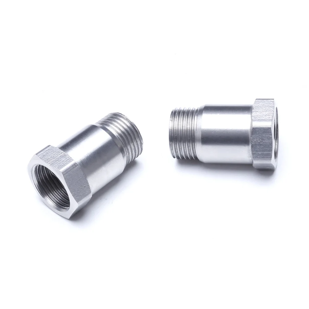 CNSPEED Sliver O2 Датчик кислорода удлинитель трубы адаптер Распорки M18 X 1 5 Bung Thread 304 из