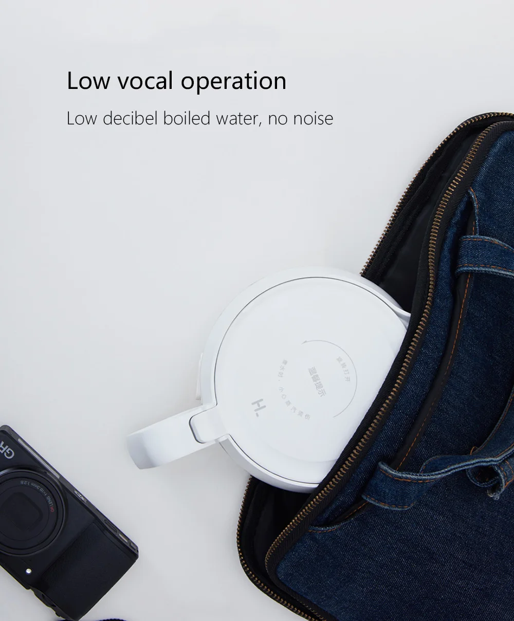 Xiaomi HL складной электрический чайник ручной мгновенный нагрев Электрический чайник с автоматической защитой от помех проводной чайник для дома