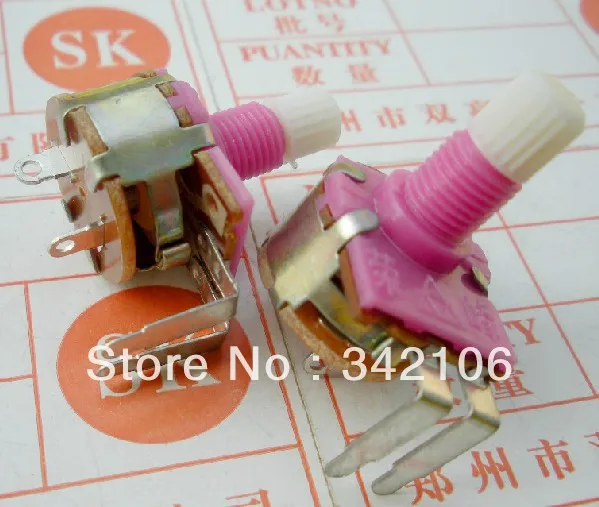 

Free Shipping! 100pc WH149 with switch potentiometer B500K / dimmer board / potentiometer with switch