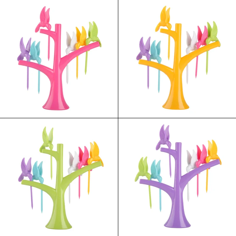 Лидер продаж столовая посуда столовые приборы вилка для фруктов искусственные