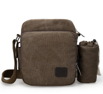 Retro canvas men 's bag men' s leisure multi - functional shoulder Messenger |