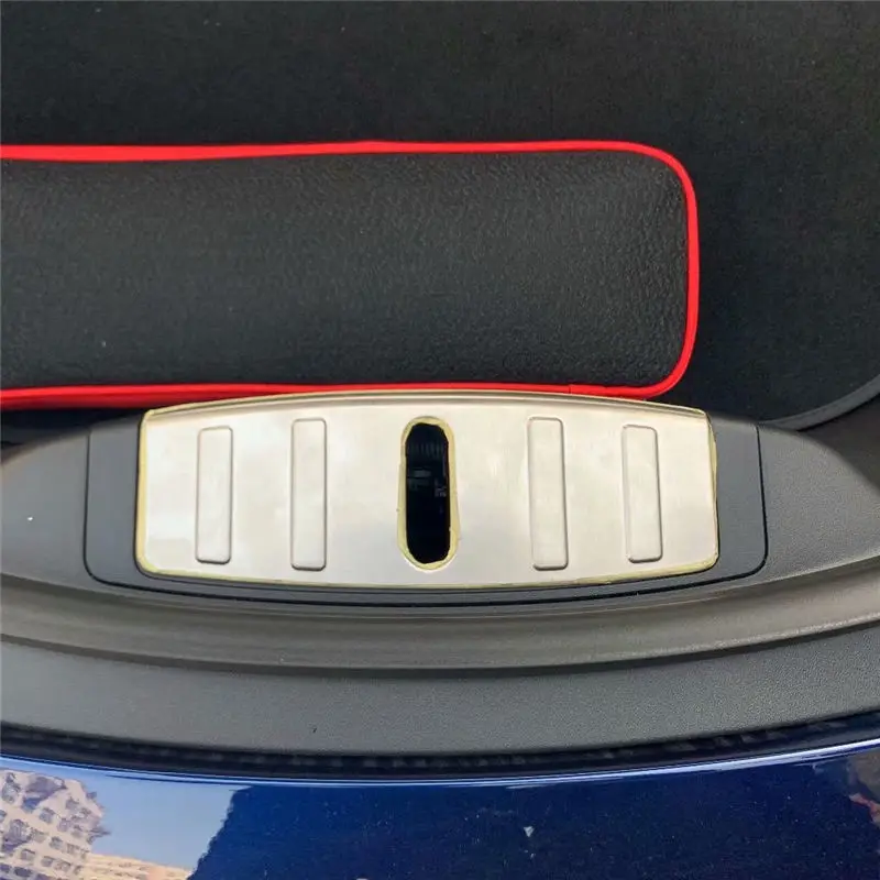 

WELKINRY car cover for TESLA MODEL 3 2018 2019 stainless steel front head hood bonnet trunk boot storage box scuff plate trim