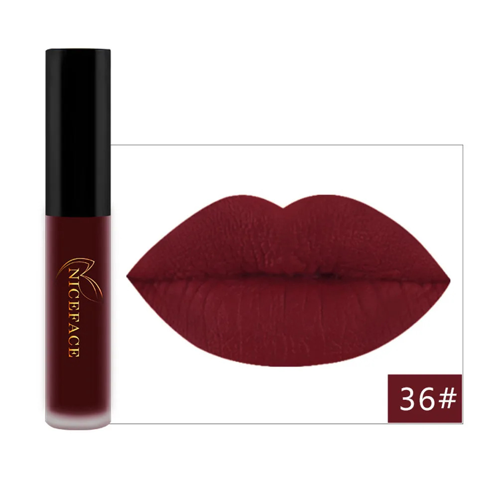 Блеск для губ Beauty 3 шт. новинка модная стойкая водостойкая Матовая жидкая помада