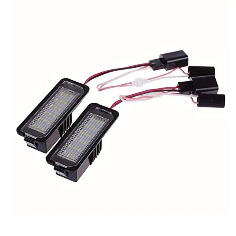 2x Light Auto MK5 GTI MK6 MK7 Golf 5 Glof 6 7 xenon Белый светодиодный номер номерного знака Canbus