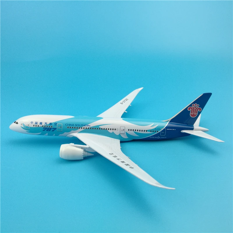 20 см B787 China South Airlines модель самолета из сплава Боинг 787 металлический самолет