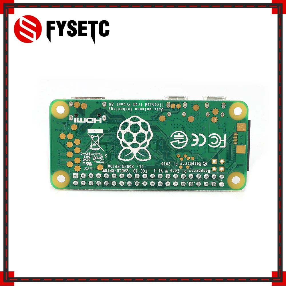 Raspberry Pi Zero WH Kit + акриловый корпус адаптер питания головка GPIO HDMI 5 В 2 А Блок США МП