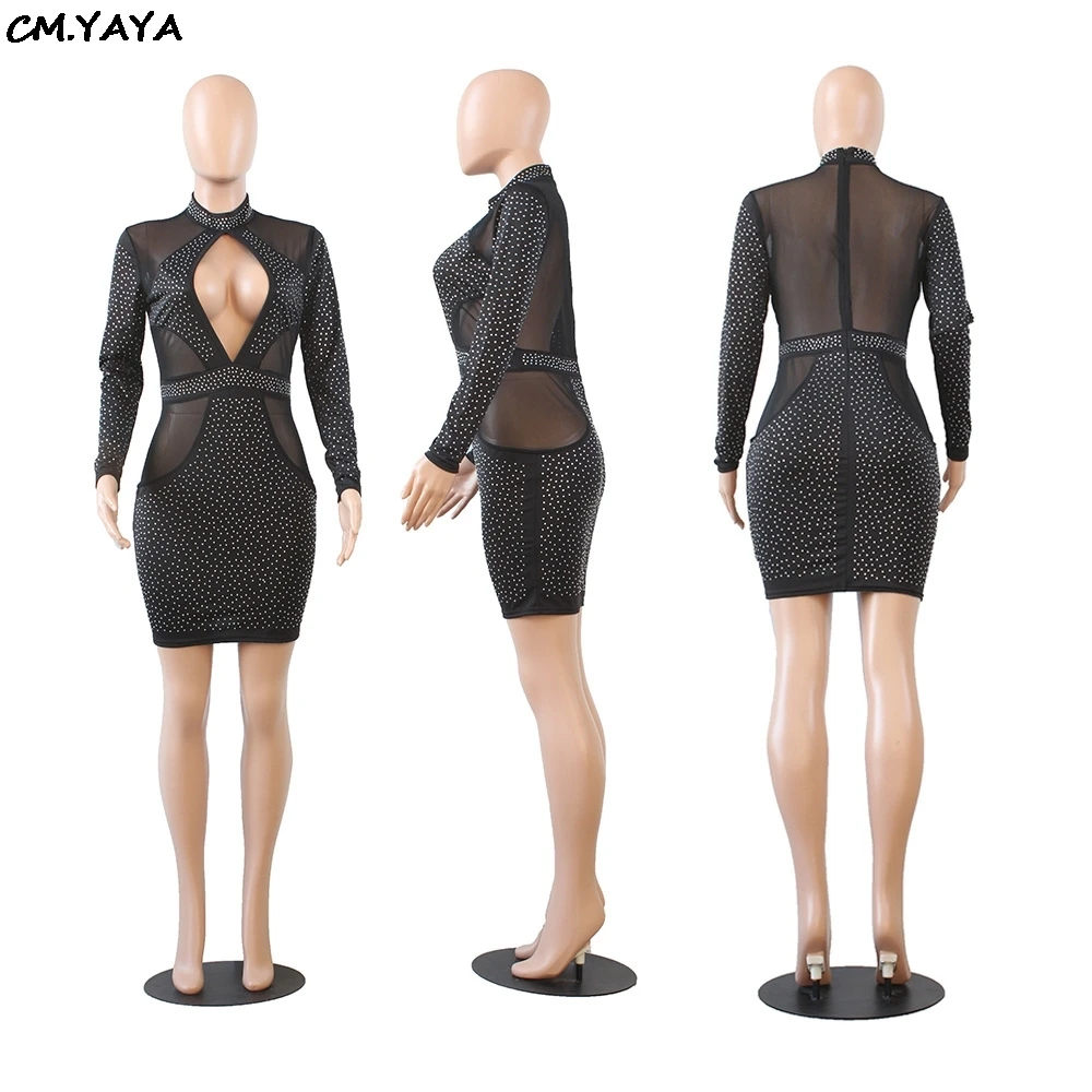 Новинка женское облегающее платье карандаш стразы вечерние платья миди открытая