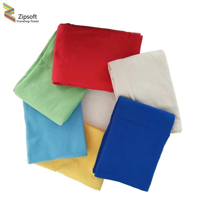 Zipsoft 2pc  Лот микрофибры красный Полотенца Спортивные быстро сохнут пляжное