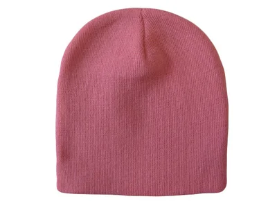 Зимние вязанные шапки Tuques skullies сплошной цвет черный серый красный винный розовый