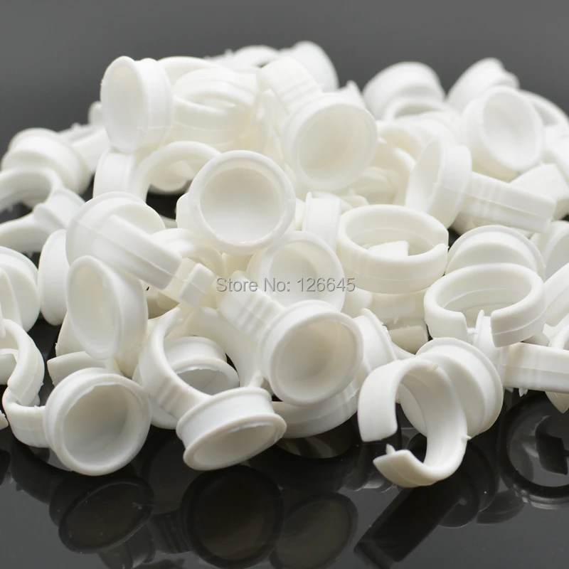 Одноразовый контейнер для клея 100 шт. кольца наращивания ресниц держатель