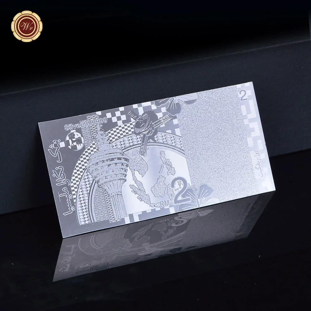 Серебряное искусство и ремесло Серебряный Подарок для банкнот Малайзия 2RM