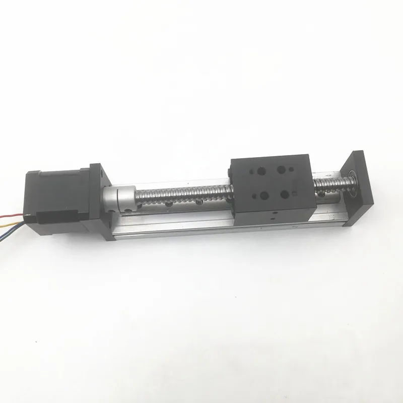 Funssor 100 мм CNC линейный направляющий рельс движения этап 1204 шариковый винт привод