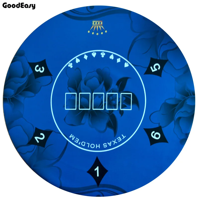 1 2 m синий Техасский Холдем скатерть для покера резиновая циновка таблицы с