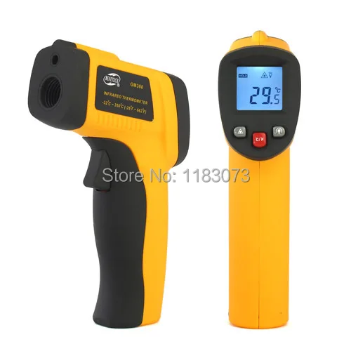 Цифровой Бесконтактный инфракрасный термометр-50-380 градусов температуры