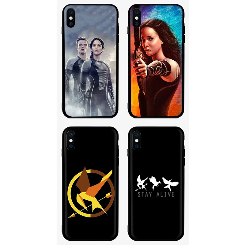 Мягкий силиконовый чехол для телефона с изображением Голодных игр iphone 5 5s SE 2020 6 6s 7