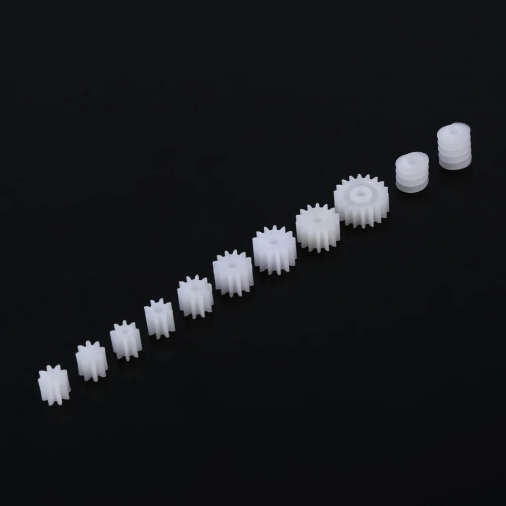 11 шт./лот пластиковая Шестерня шпинделя червячного редуктора для самолета