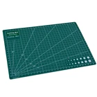 Коврик для резки из ПВХ A4, прочный самовосстанавливающийся коврик для резки, инструменты для шитья в стиле пэчворк ручной работы, цвет темно-зеленый, 22x30 см