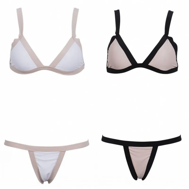 Женский купальный костюм GLANE купальник-бикини в стиле ретро летний для женщин |