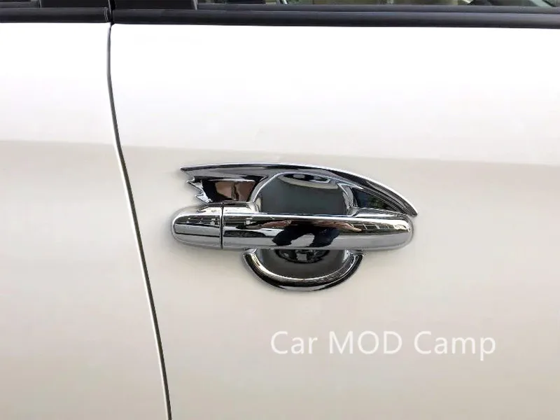 Для Toyota Vios Yaris седан 2014 2017 ABS Хромированная ручка двери автомобиля (с одним